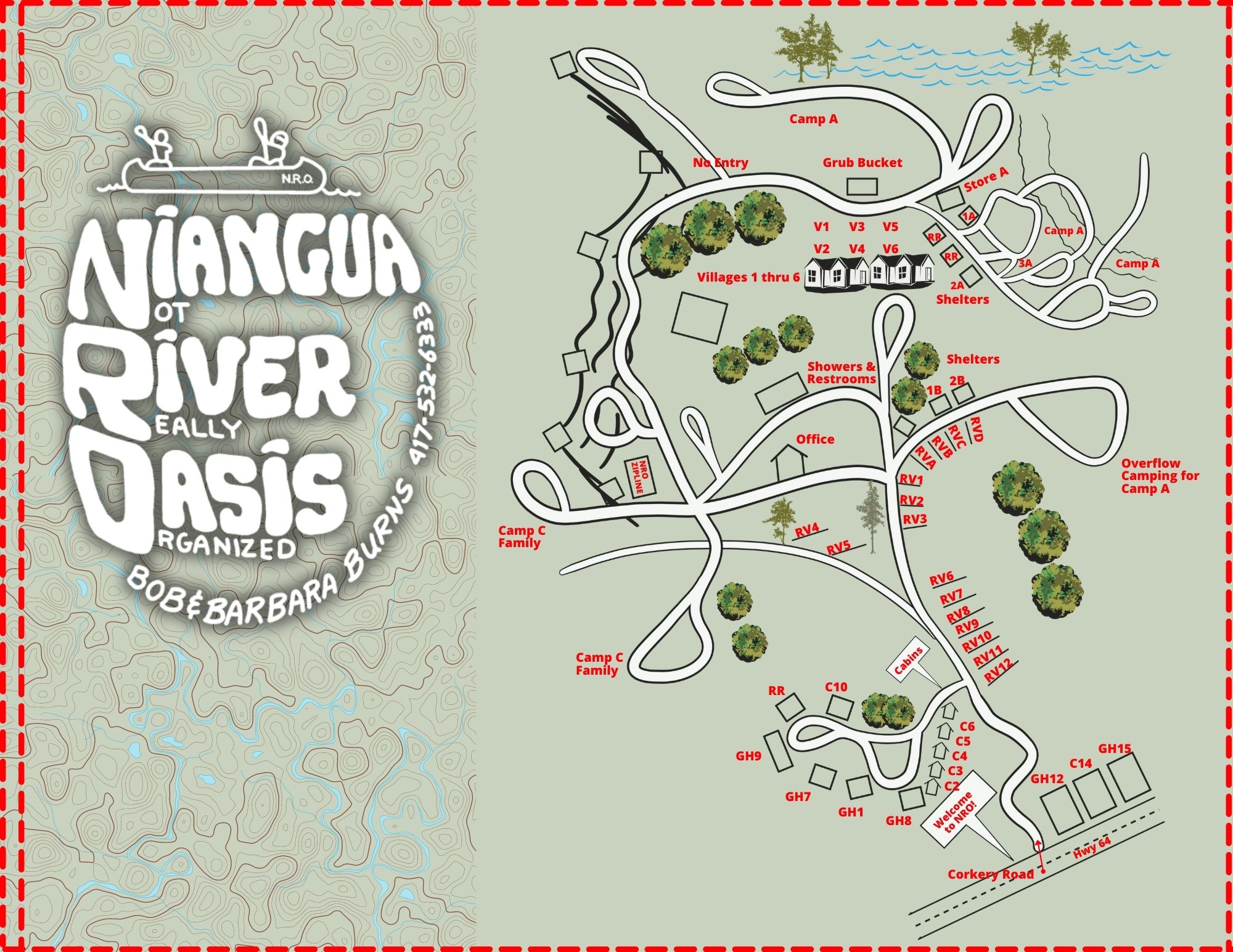 Reserve Online NRO Canoe Rental & Campground